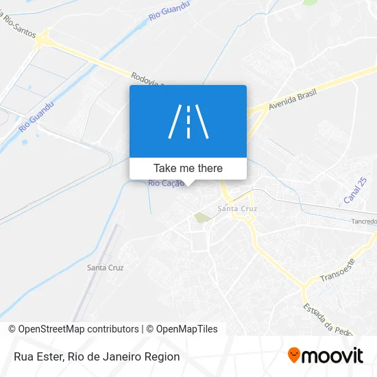 Rua Ester map