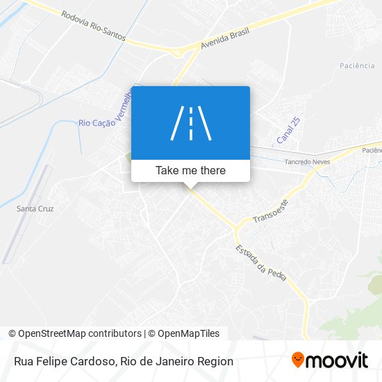 Rua Felipe Cardoso map