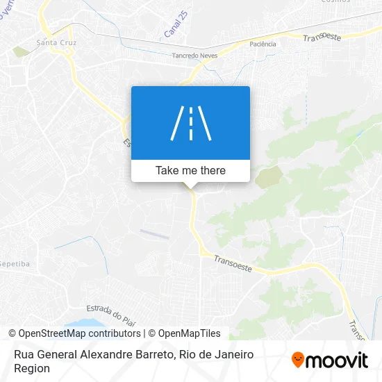 Rua General Alexandre Barreto map