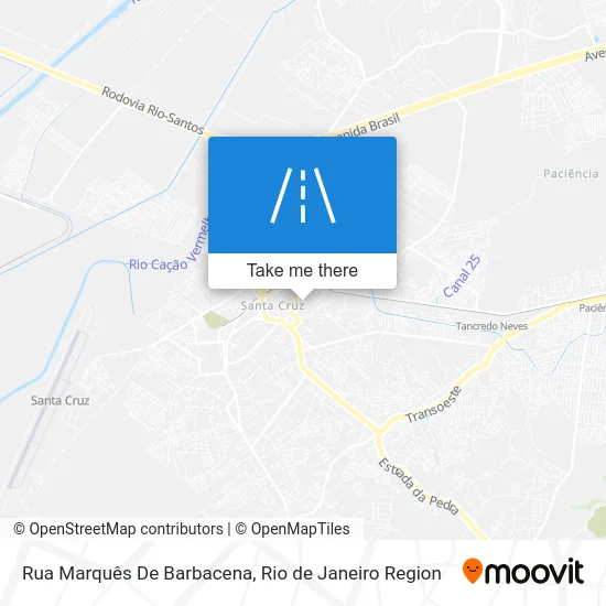 Rua Marquês De Barbacena map