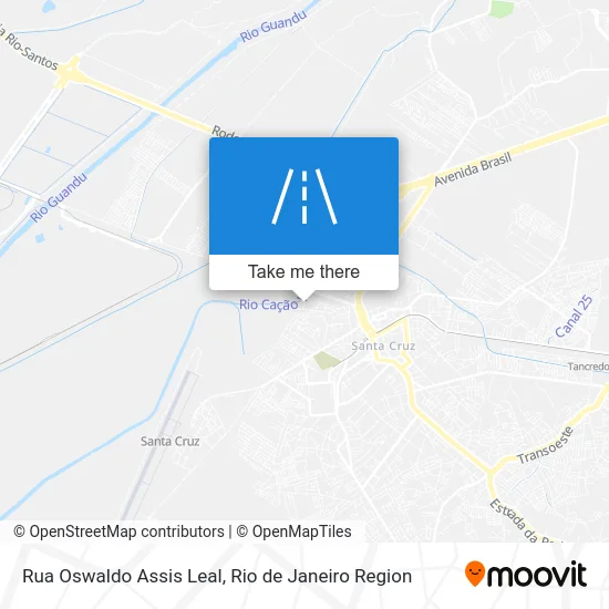 Rua Oswaldo Assis Leal map