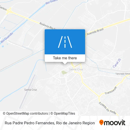 Rua Padre Pedro Fernandes map