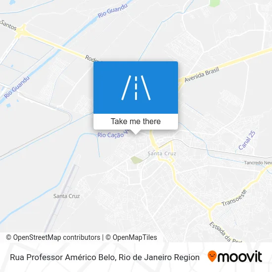 Rua Professor Américo Belo map
