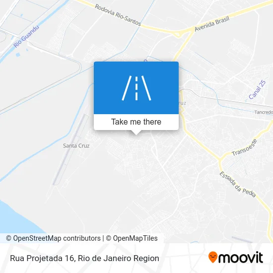 Rua Projetada 16 map
