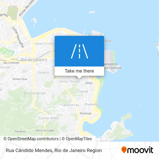 Rua Cândido Mendes map