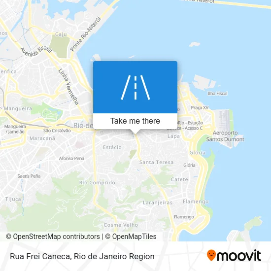 Rua Frei Caneca map