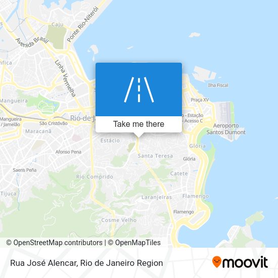 Rua José Alencar map