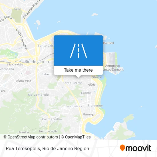 Rua Teresópolis map