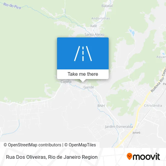 Rua Dos Oliveiras map
