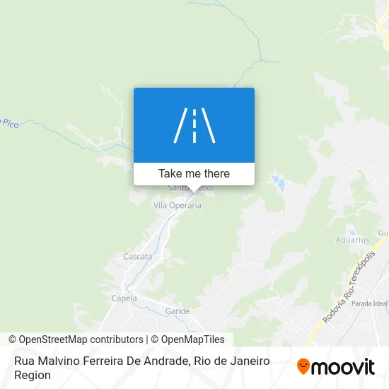 Rua Malvino Ferreira De Andrade map