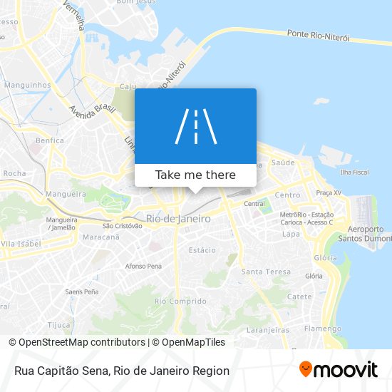 Mapa Rua Capitão Sena