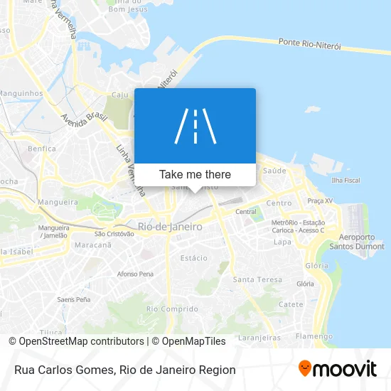 Rua Carlos Gomes map