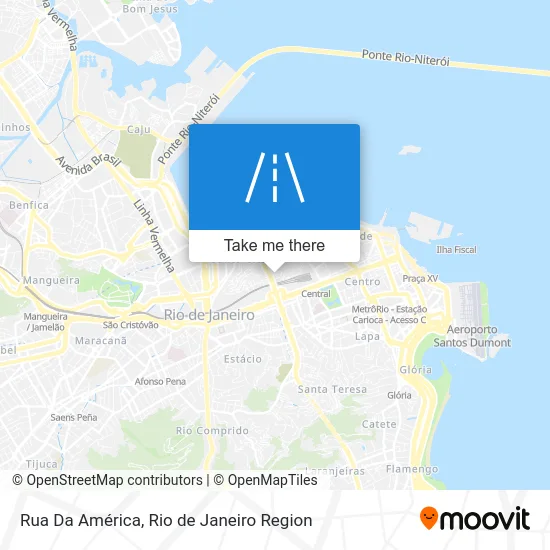Rua Da América map