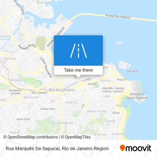 Rua Marquês De Sapucaí map