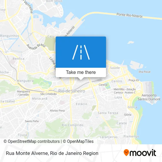 Rua Monte Alverne map