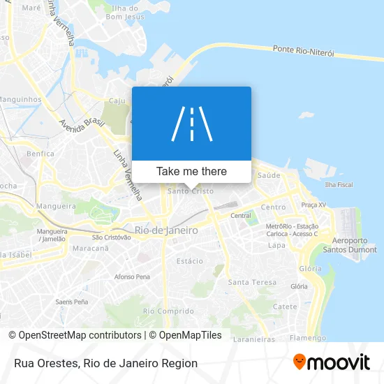 Rua Orestes map