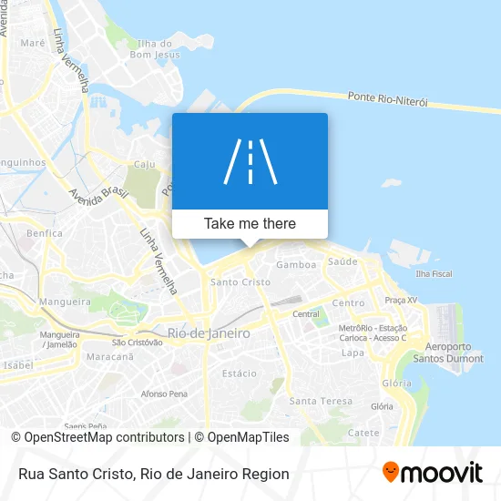 Rua Santo Cristo map