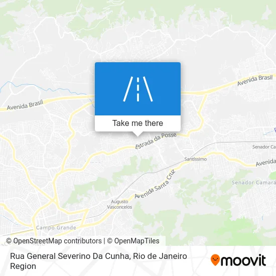 Rua General Severino Da Cunha map