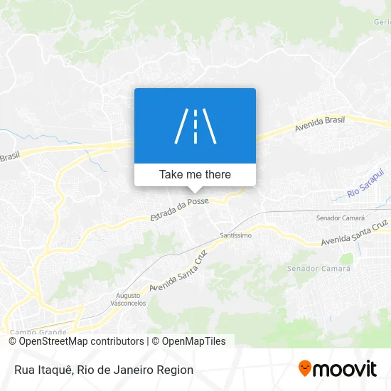 Rua Itaquê map