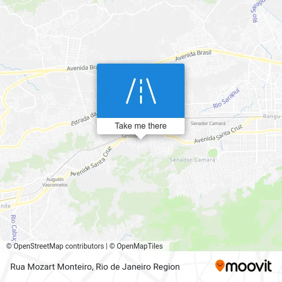 Rua Mozart Monteiro map