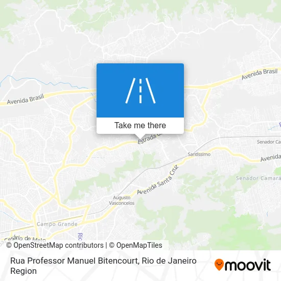 Rua Professor Manuel Bitencourt map