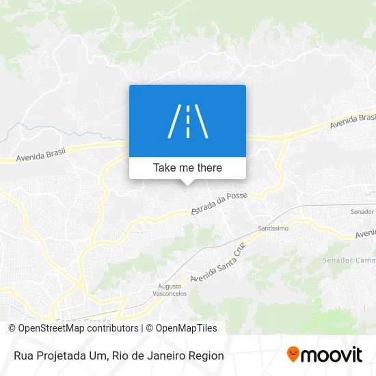 Rua Projetada Um map