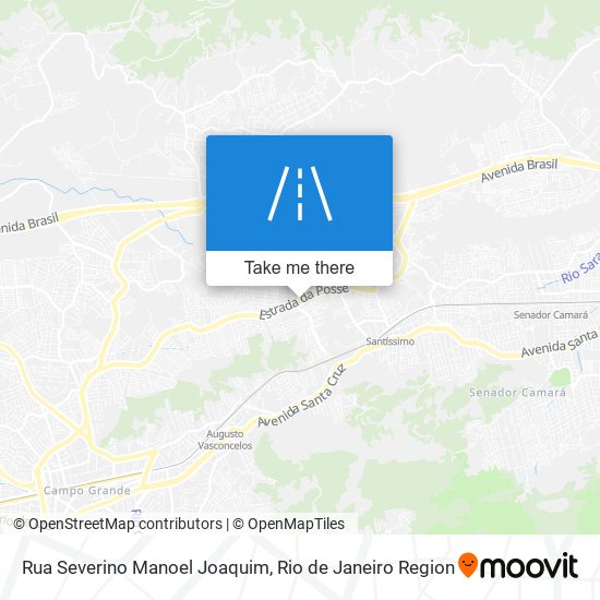 Mapa Rua Severino Manoel Joaquim