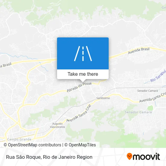 Rua São Roque map