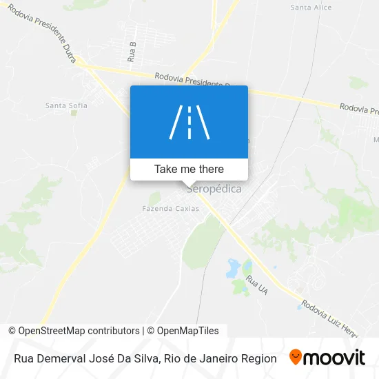 Rua Demerval José Da Silva map