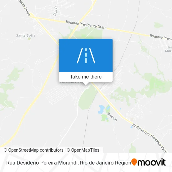 Rua Desiderio Pereira Morandi map