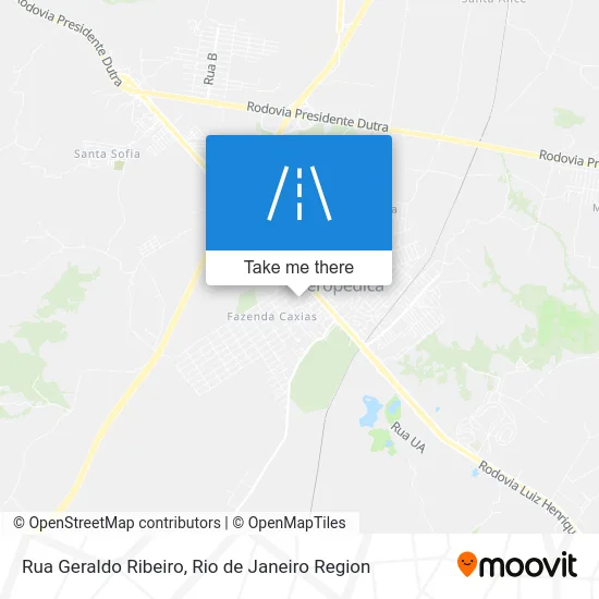 Rua Geraldo Ribeiro map