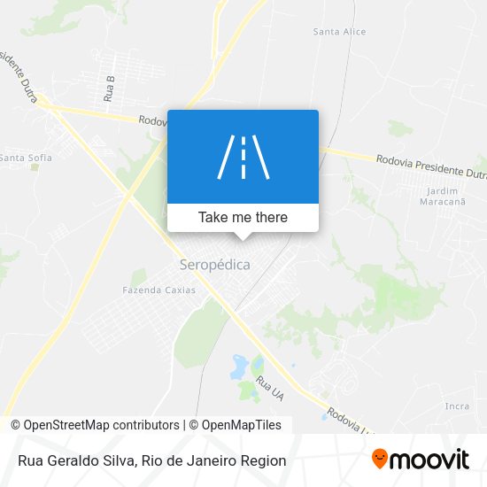 Rua Geraldo Silva map
