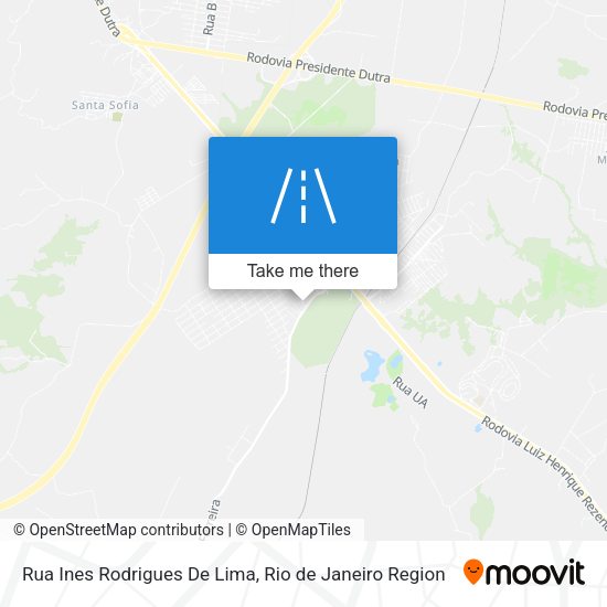 Rua Ines Rodrigues De Lima map