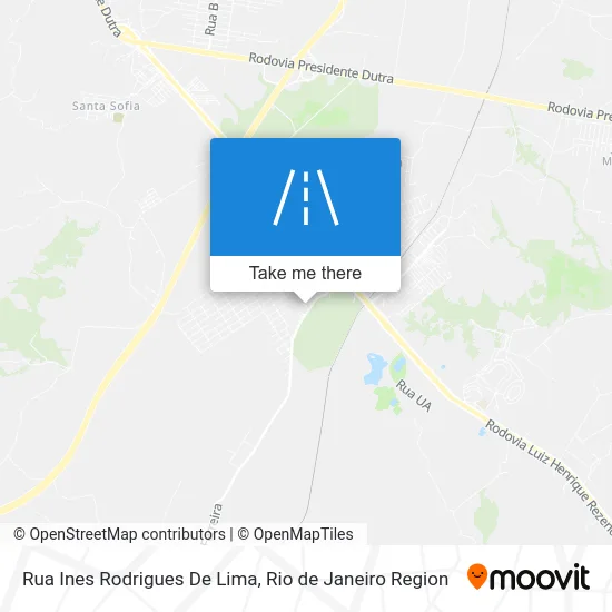 Rua Ines Rodrigues De Lima map