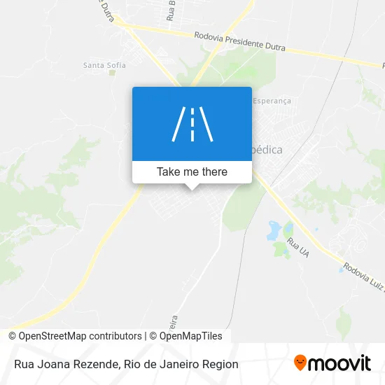 Rua Joana Rezende map
