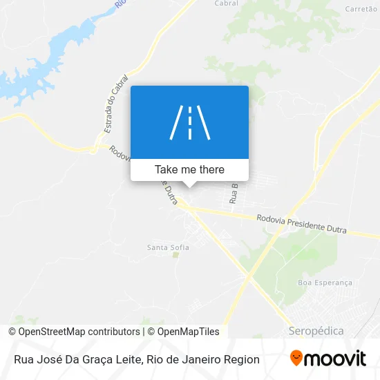 Rua José Da Graça Leite map