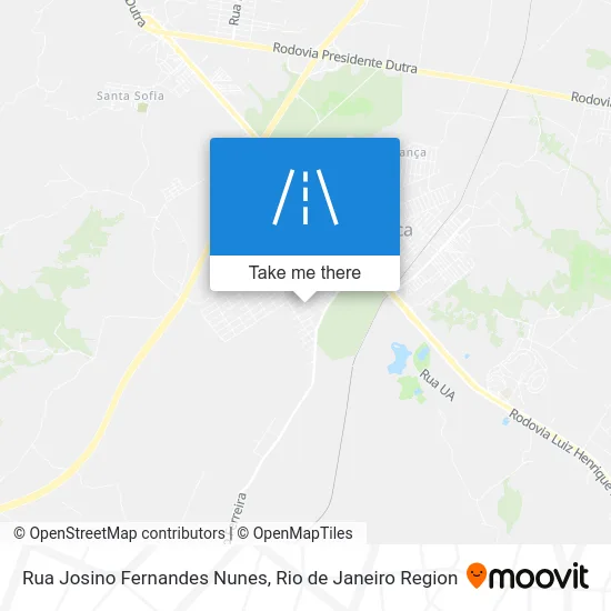 Rua Josino Fernandes Nunes map