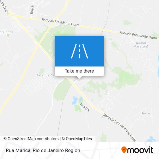 Rua Maricá map