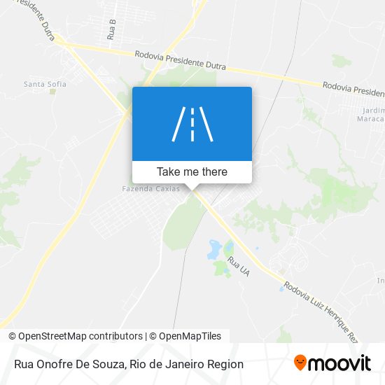 Rua Onofre De Souza map