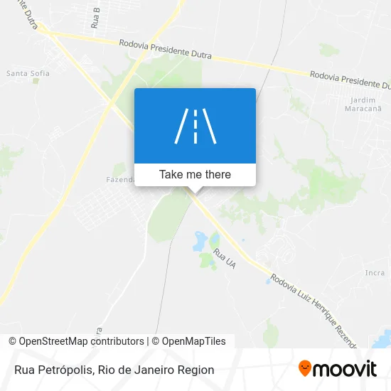 Rua Petrópolis map