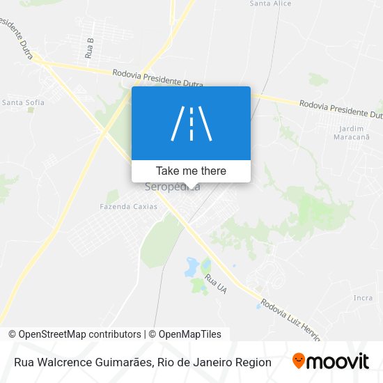 Rua Walcrence Guimarães map