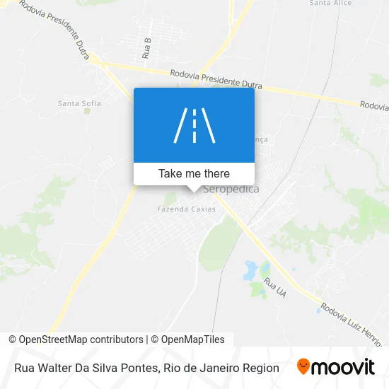 Rua Walter Da Silva Pontes map