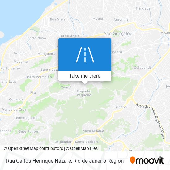 Rua Carlos Henrique Nazaré map