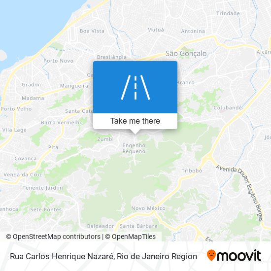 Mapa Rua Carlos Henrique Nazaré