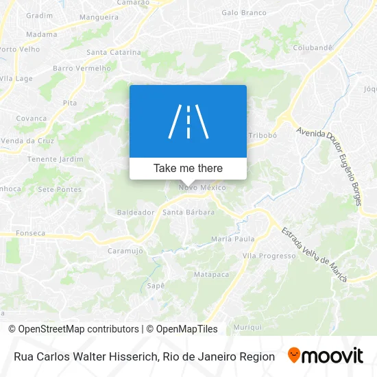 Rua Carlos Walter Hisserich map
