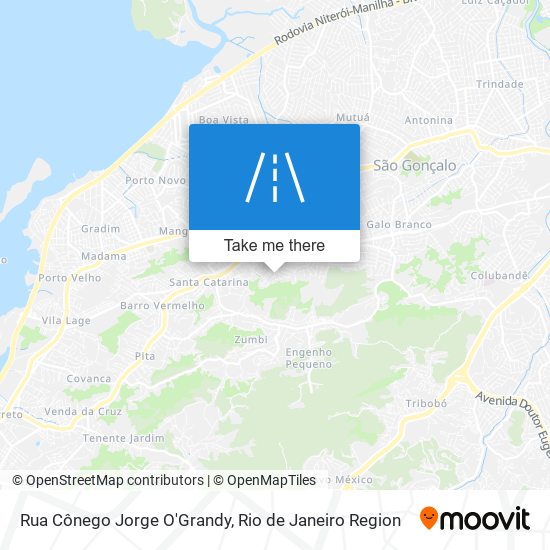 Rua Cônego Jorge O'Grandy map
