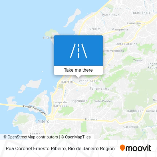 Rua Coronel Ernesto Ribeiro map
