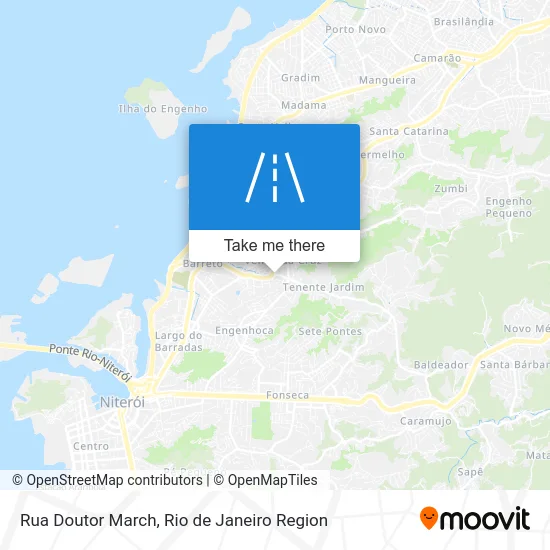 Rua Doutor March map