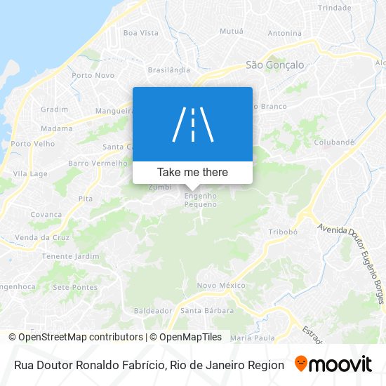 Mapa Rua Doutor Ronaldo Fabrício