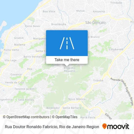 Rua Doutor Ronaldo Fabrício map